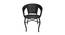 Kyle Patio Chairs (Set Of 2) in Black Corduroy Finish By Zecado (Black) by Urban Ladder - Design 1 Side View - 578888