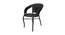 Kyle Patio Chairs (Set Of 2) in Black Corduroy Finish By Zecado (Black) by Urban Ladder - Design 2 Side View - 578899