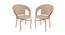 Oliver Patio Chairs (Set Of 2) in Fawn Corduroy Finish By Zecado (Fawn) by Urban Ladder - Cross View Design 1 - 578955