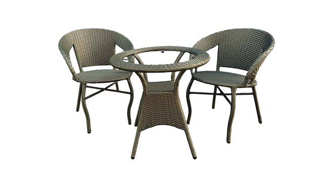 Salvatore Carat 2 Seater Patio Coffee Table Set In Brown Corduroy By Zecado (Golden, Golden Finish) by Urban Ladder - Cross View Design 1 - 578958