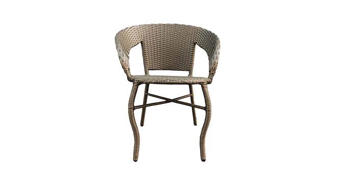 Michael Patio Chairs (Set Of 2) in Golden Corduroy Finish By Zecado (Golden) by Urban Ladder - Front View Design 1 - 578966
