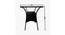 Robert Ebony 2 seater Patio Coffee Table Set In Black Corduroy Finish By Zecado (Black, Black Finish) by Urban Ladder - Design 1 Dimension - 579033