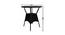 Carlina Nightingale 4 seater Patio Coffee Table Set In Black Corduroy Finish By Zecado (Black, Black Finish) by Urban Ladder - Design 1 Dimension - 579040