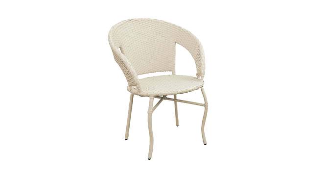 Omar Patio Chairs (Set Of 2) in Off-White Corduroy Finish By Zecado (Off-White) by Urban Ladder - Front View Design 1 - 579065