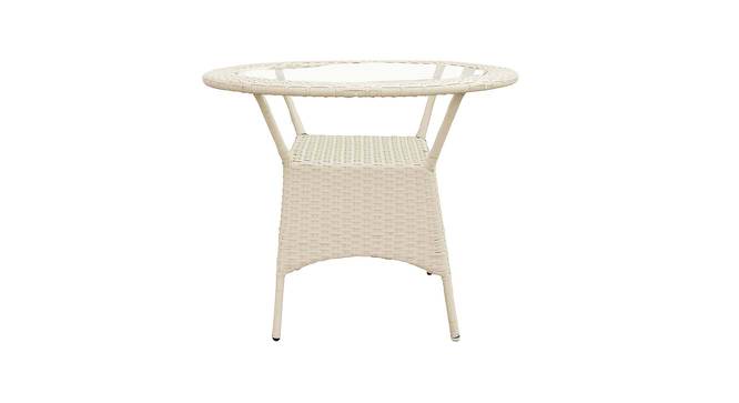Rome Persia 4 Seater Patio Coffee Table Set In Off-White Corduroy Finish By Zecado (Off-White, Off-White Finish) by Urban Ladder - Design 1 Side View - 579086