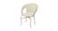 Omar Patio Chairs (Set Of 2) in Off-White Corduroy Finish By Zecado (Off-White) by Urban Ladder - Design 2 Side View - 579089