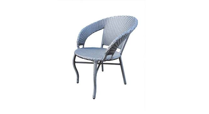 Leroy Patio Chairs (Set Of 2) in Silver Corduroy Finish By Zecado (Silver) by Urban Ladder - Design 1 - 