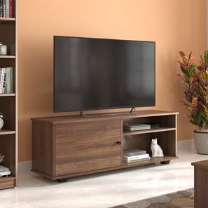 Tv Units Design Liam Engineered Wood Free Standing TV Unit in Classic Walnut Finish