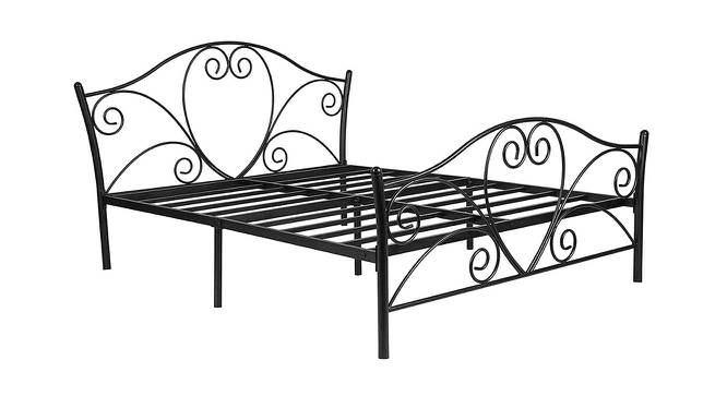 Atlanta Queen Size Metal Bed (Queen Bed Size, Glossy Finish) by Urban Ladder - Cross View Design 1 - 579186