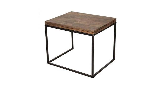 Albany Solid Wood Walnut Bedside Table (Glossy Finish) by Urban Ladder - Cross View Design 1 - 579192