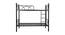 Milan Metal Bunk Bed (Single Bed Size, Glossy Finish) by Urban Ladder - Front View Design 1 - 579198