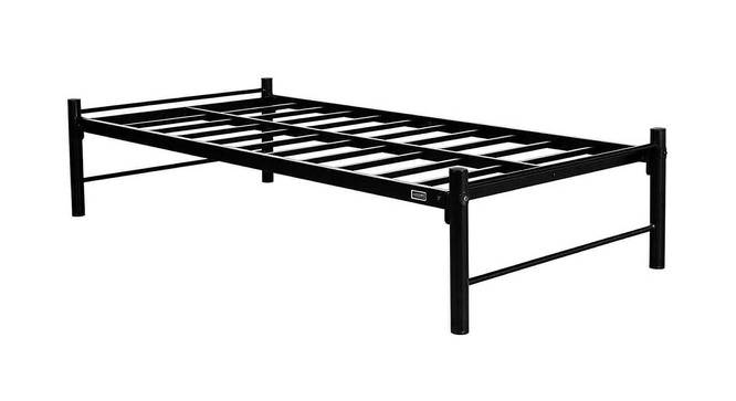 Osaka Metal Single Bed (Single Bed Size, Glossy Finish) by Urban Ladder - Front View Design 1 - 579199