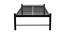 Osaka Metal Single Bed (Single Bed Size, Glossy Finish) by Urban Ladder - Design 2 Side View - 579236