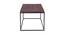 Mackay Solid Wood Walnut Bedside Table (Glossy Finish) by Urban Ladder - Design 2 Side View - 579242