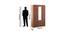 Apex 3 Door Wardrobe (Matte Finish) by Urban Ladder - Design 1 Dimension - 579327