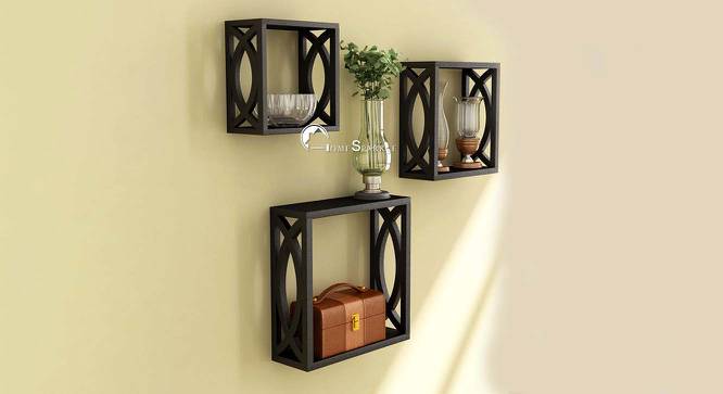 Weyeneth Wall Shelves (Black) by Urban Ladder - Cross View Design 1 - 580911