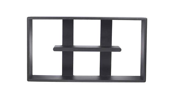 Weatherley Wall Shelves (Black) by Urban Ladder - Front View Design 1 - 580927