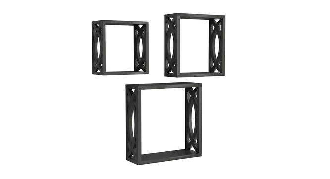 Weyeneth Wall Shelves (Black) by Urban Ladder - Front View Design 1 - 580928