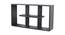 Weatherley Wall Shelves (Black) by Urban Ladder - Design 1 Side View - 580940