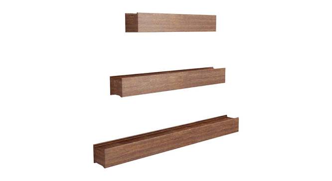 Hathaway Wall Shelves (Brown) by Urban Ladder - Cross View Design 1 - 581076