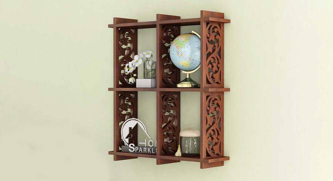CianaWall Shelves (Brown) by Urban Ladder - Cross View Design 1 - 581271