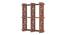 CianaWall Shelves (Brown) by Urban Ladder - Front View Design 1 - 581309