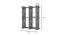 CianaWall Shelves (Brown) by Urban Ladder - Design 1 Dimension - 581388