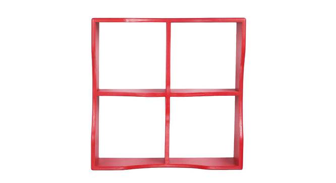 TyrionWall Shelves (Red) by Urban Ladder - Front View Design 1 - 581525