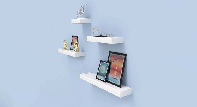 Carrington Wall Shelves (White) by Urban Ladder - Cross View Design 1 - 581578