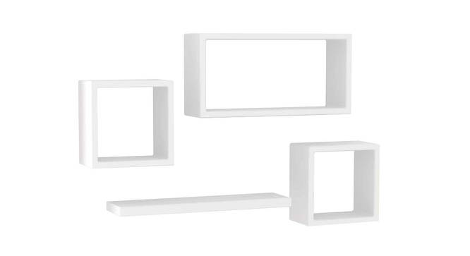 RaymondWall Shelves (White) by Urban Ladder - Front View Design 1 - 581626