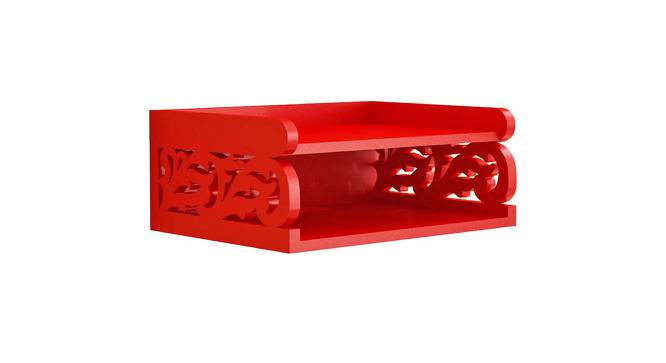 RenzoWall Shelves (Red) by Urban Ladder - Front View Design 1 - 582095