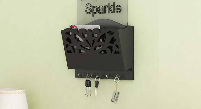 Gail Key Holder & Shelf (Black) by Urban Ladder - Cross View Design 1 - 582176
