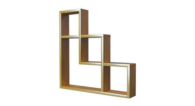 MurphyWall Shelves (Golden) by Urban Ladder - Front View Design 1 - 583307