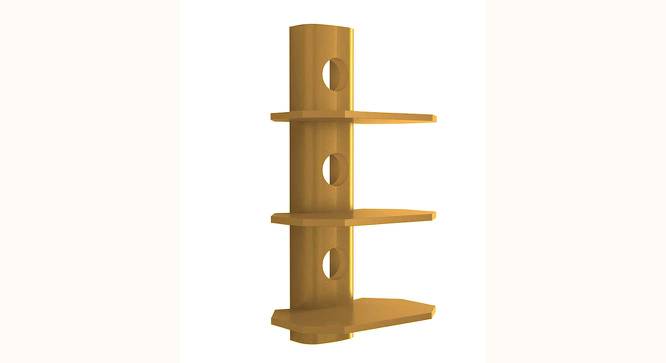 Oliver Wall Shelves (Golden) by Urban Ladder - Front View Design 1 - 583315