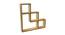MurphyWall Shelves (Golden) by Urban Ladder - Design 2 Side View - 583336