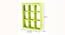 GeovanaWall Shelves (Green) by Urban Ladder - Design 1 Dimension - 583436