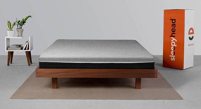 Laxe Natural Pincore Single Size Latex Mattress (Single Mattress Type, 75 x 36 in Mattress Size, 8 in Mattress Thickness (in Inches)) by Urban Ladder - Front View Design 1 - 583995