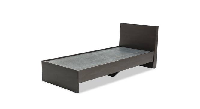 Spruce Engineered Wood Non Storage Bed in Wenge Finish (Single Bed Size, Matte Finish) by Urban Ladder - Cross View Design 1 - 584701