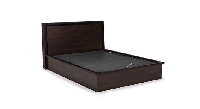 Nina Queen Bed Engineered Wood Queen Box Storage Bed in Dark Cherry Finish (Queen Bed Size, Matte Finish) by Urban Ladder - Cross View Design 1 - 584780