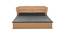 Winston Engineered Wood King Box Storage Upholstered Bed in Camel Brown Finish (King Bed Size, Matte Finish) by Urban Ladder - Cross View Design 1 - 584781