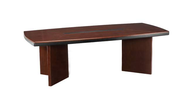 Meridia D Free-standing Engineered Wood Portable Laptop Table in Wenge Brown  Finish (Brown) by Urban Ladder - Front View Design 1 - 584936