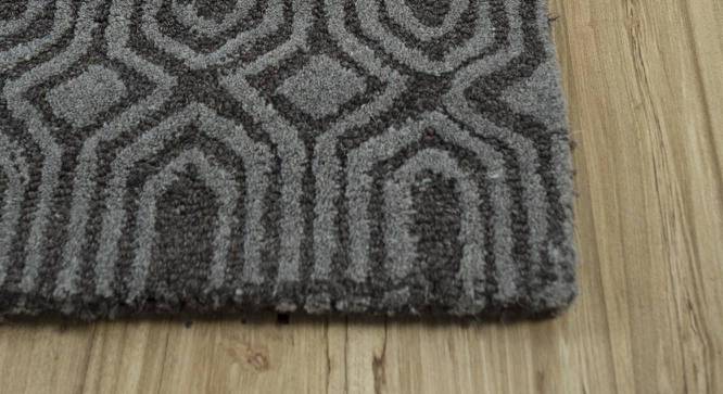 Bikasha Carpet (244 x 305 cm  (96" x 120") Carpet Size, Dark Brown - Dark Grey) by Urban Ladder - - 