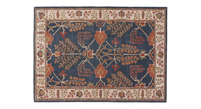 Armaan Hand Tufted Carpet (152 x 244 cm  (60" x 96") Carpet Size, Indigo) by Urban Ladder - - 