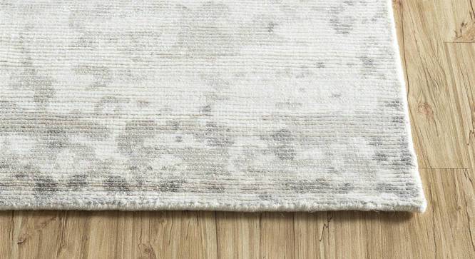 Distora Carpet (244 x 152 cm  (96" x 60") Carpet Size, Dark Taupe - White) by Urban Ladder - - 