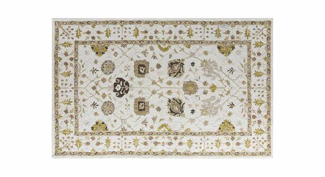 Larsin Carpet (White, 244 x 152 cm  (96" x 60") Carpet Size) by Urban Ladder - - 