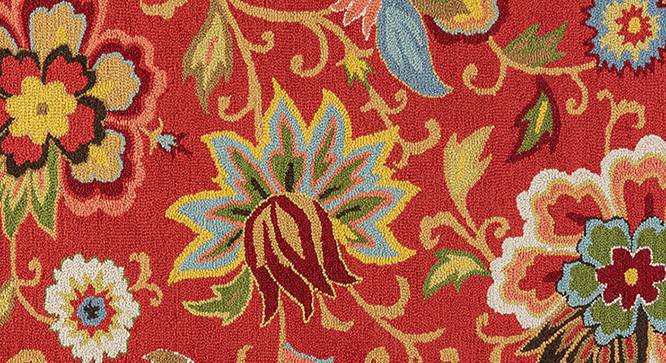 Kawish Hand Tufted Carpet (152 x 244 cm  (60" x 96") Carpet Size, Velvet Red) by Urban Ladder - - 