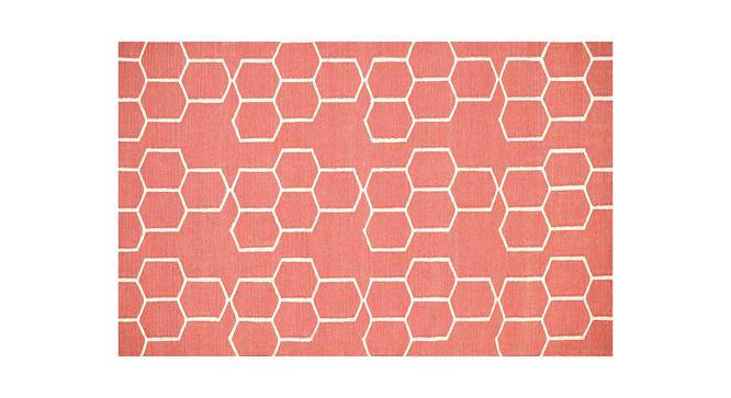 Maroc Carpet (Tea Rose - White, 201 x 137 cm  (79" x 54") Carpet Size) by Urban Ladder - - 