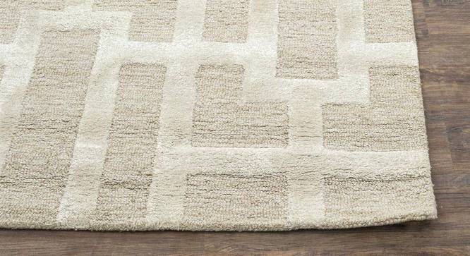 Ramon Carpet (244 x 152 cm  (96" x 60") Carpet Size, Beige - Antique White) by Urban Ladder - - 