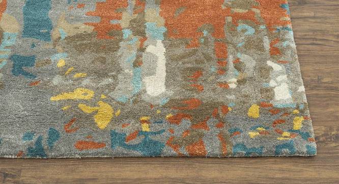 Tresnina Carpet (244 x 152 cm  (96" x 60") Carpet Size, Antique White - Light Turquoise) by Urban Ladder - - 
