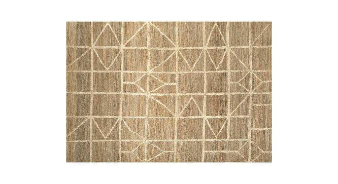 Volatas Carpet (274 x 183 cm  (108" x 72") Carpet Size, Light Camel - Cloud White) by Urban Ladder - - 